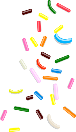 3D Sprinkles Illustration