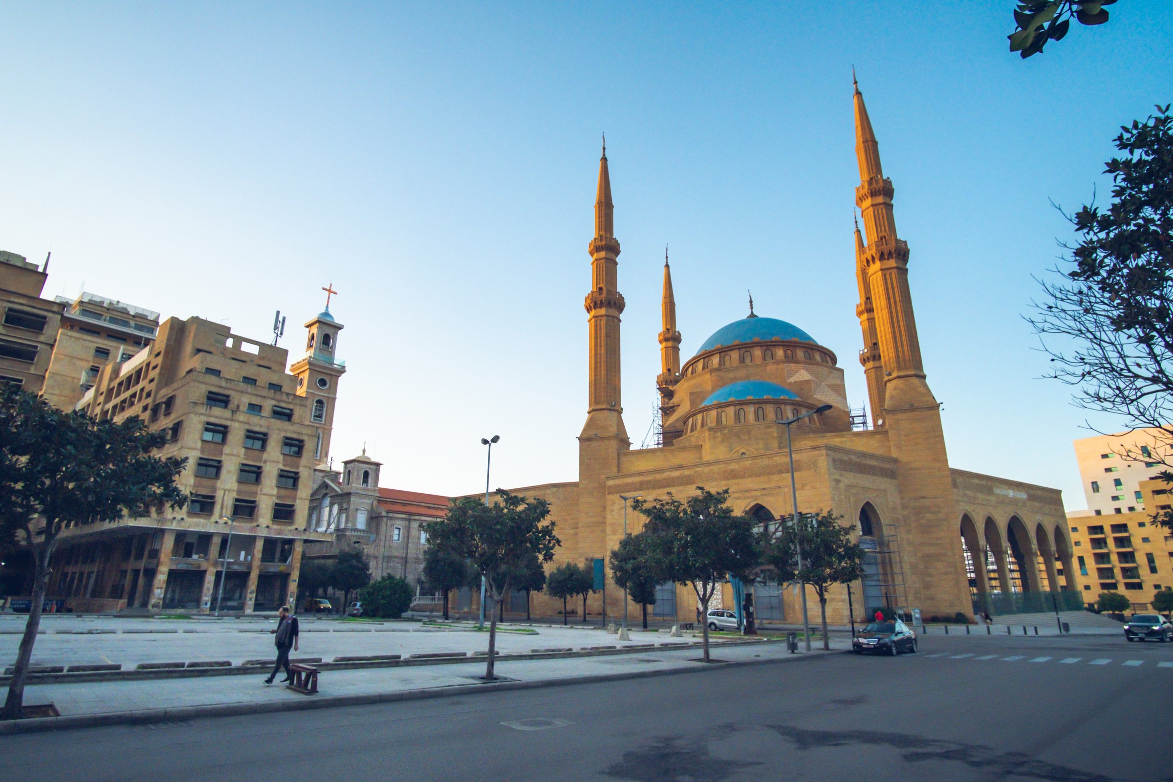 The Mohammad Al-Amin Mosque in Beirut, Beirut Governorate, Lebanon